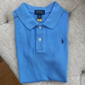 Polo by Ralph Lauren Boys Classic Short Sleeve Polo - Light  Blue - Size Kids 7